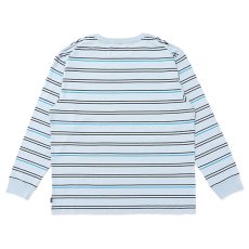 画像2: CHALLENGER/L/S STRIPE BORDER TEE（LT BLUE）［ストライプボーダー長袖T-24春夏］ (2)