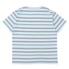 画像2: CHALLENGER/S/S STRIPE BORDER PKT TEE（LT BLUE）［ストライプボーダーポケT-24春夏］ (2)