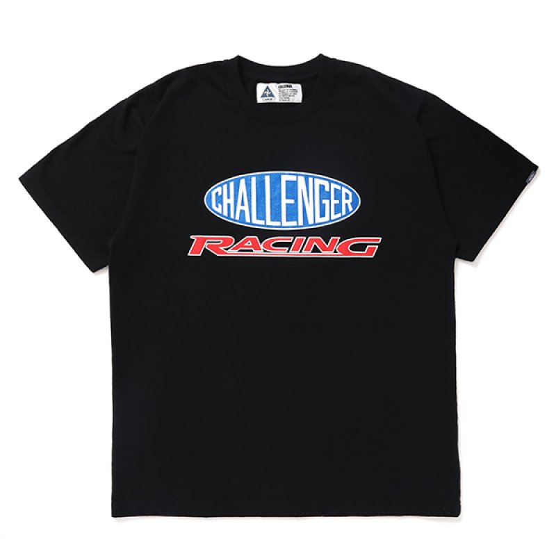 画像1: CHALLENGER/RACING TEE（BLACK）［プリントT-24春夏］