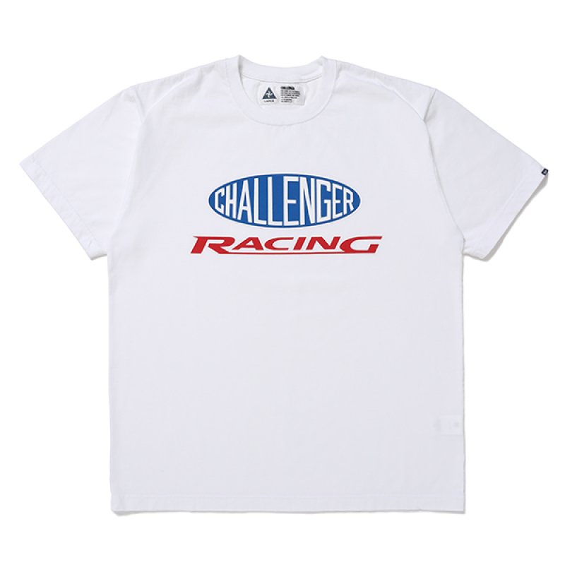 画像1: CHALLENGER/RACING TEE（WHITE）［プリントT-24春夏］