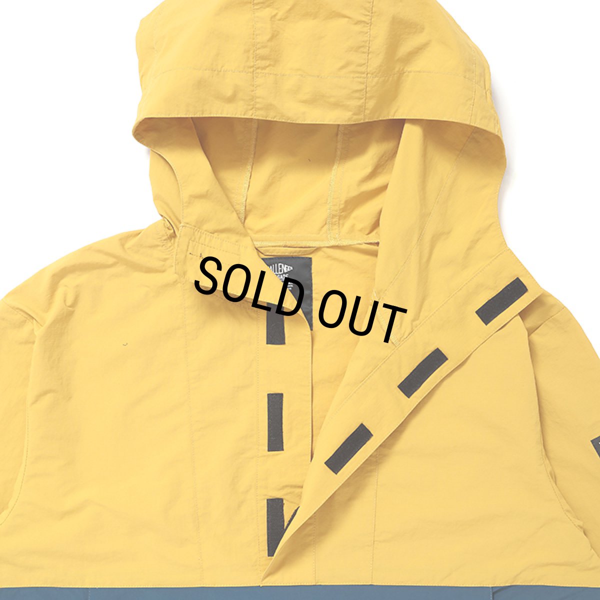 画像4: CHALLENGER/PACKABLE NYLON ANORAK（MUSTERD/D GREEN）［パッカブルナイロンアノラック-24春夏］ (4)