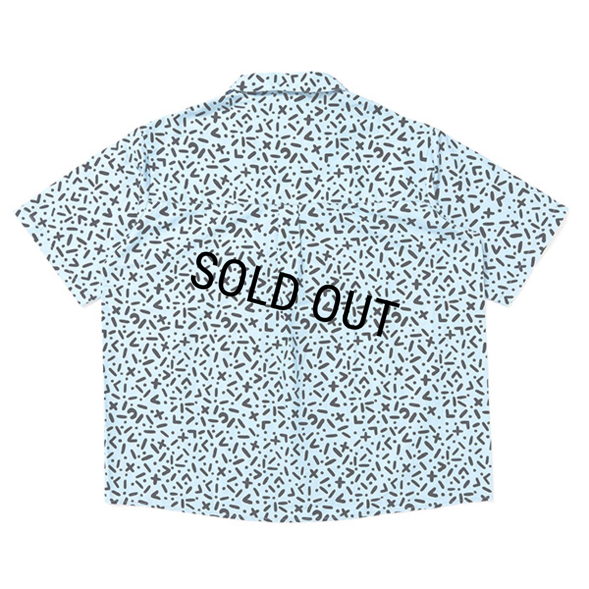 画像2: CHALLENGER/S/S CHIP PRINTED SHIRT（LT BLUE）［チッププリントシャツ-24春夏］ (2)