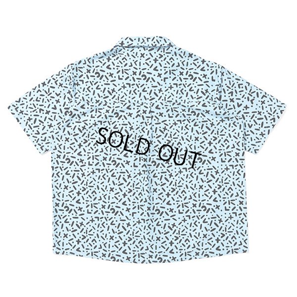 画像2: CHALLENGER/S/S CHIP PRINTED SHIRT（LT BLUE）［チッププリントシャツ-24春夏］