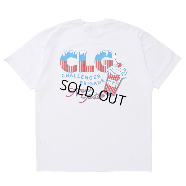 画像1: CHALLENGER/ICECREAM TEE（WHITE）［プリントT-24春夏］
