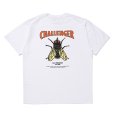 画像1: CHALLENGER/HIBISCUS TEE（WHITE）［プリントT-24春夏］ (1)