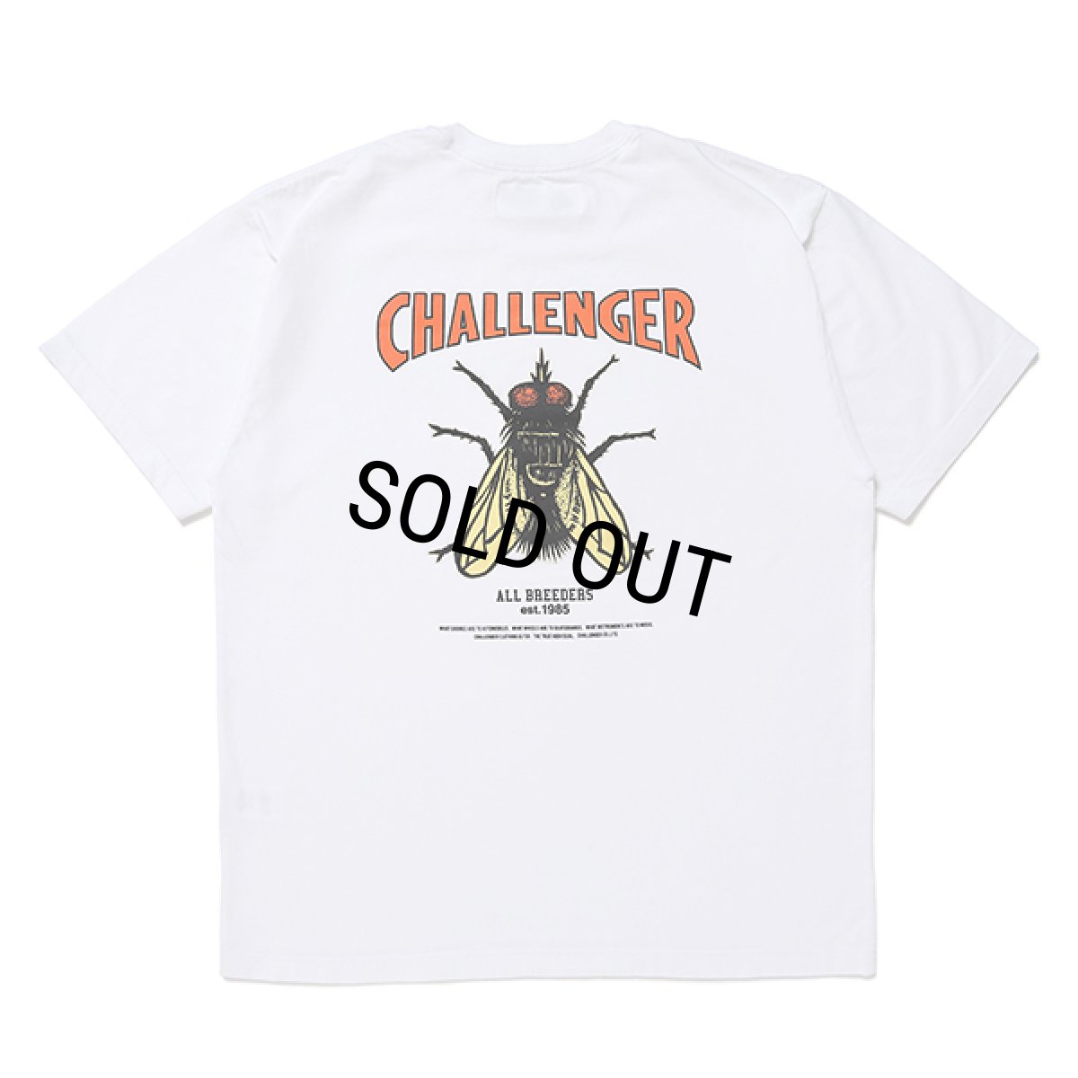 画像1: CHALLENGER/HIBISCUS TEE（WHITE）［プリントT-24春夏］ (1)