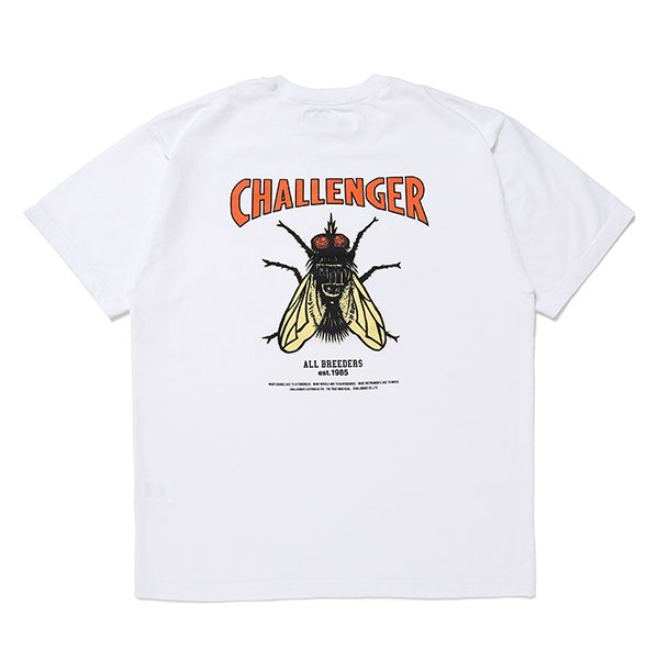 画像1: CHALLENGER/HIBISCUS TEE（WHITE）［プリントT-24春夏］