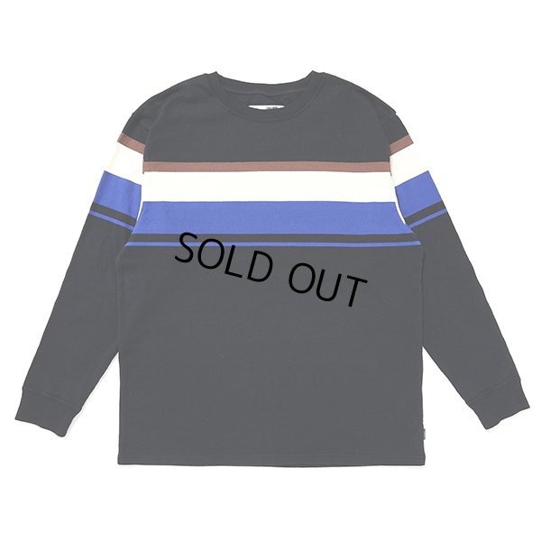画像1: CHALLENGER/L/S MULTI BORDER TEE（BLACK）［マルチボーダー長袖T-24春夏］