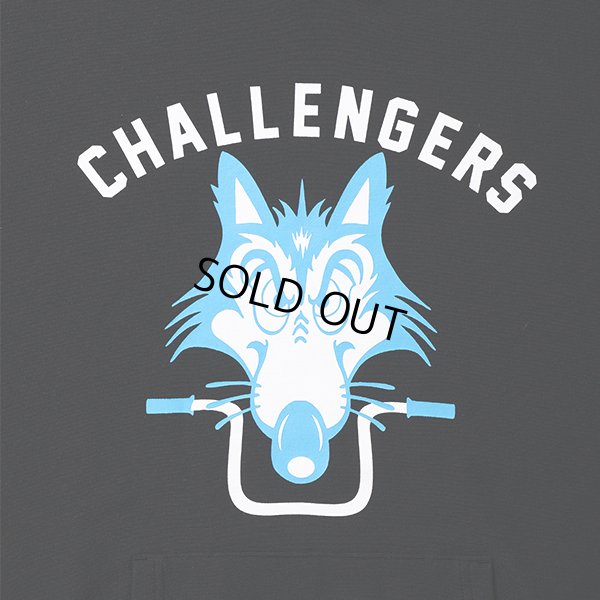 画像3: CHALLENGER/WOLF MC HOODIE（BLACK）［プルオーバーパーカー-24春夏］