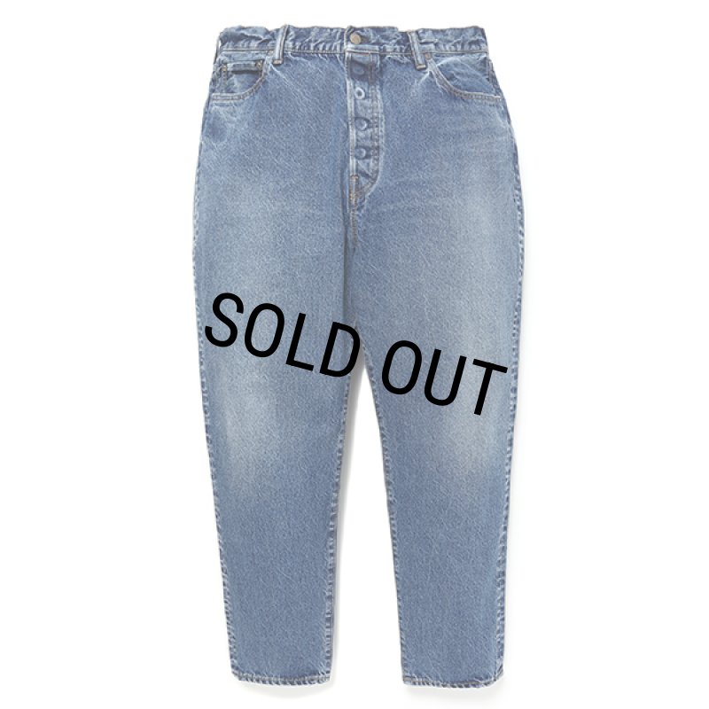 CHALLENGER/WIDE WASHED DENIM PANTS（WASHED INDIGO）［ワイド