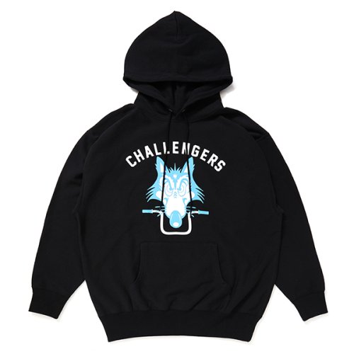 他の写真1: CHALLENGER/WOLF MC HOODIE（BLACK）［プルオーバーパーカー-24春夏］