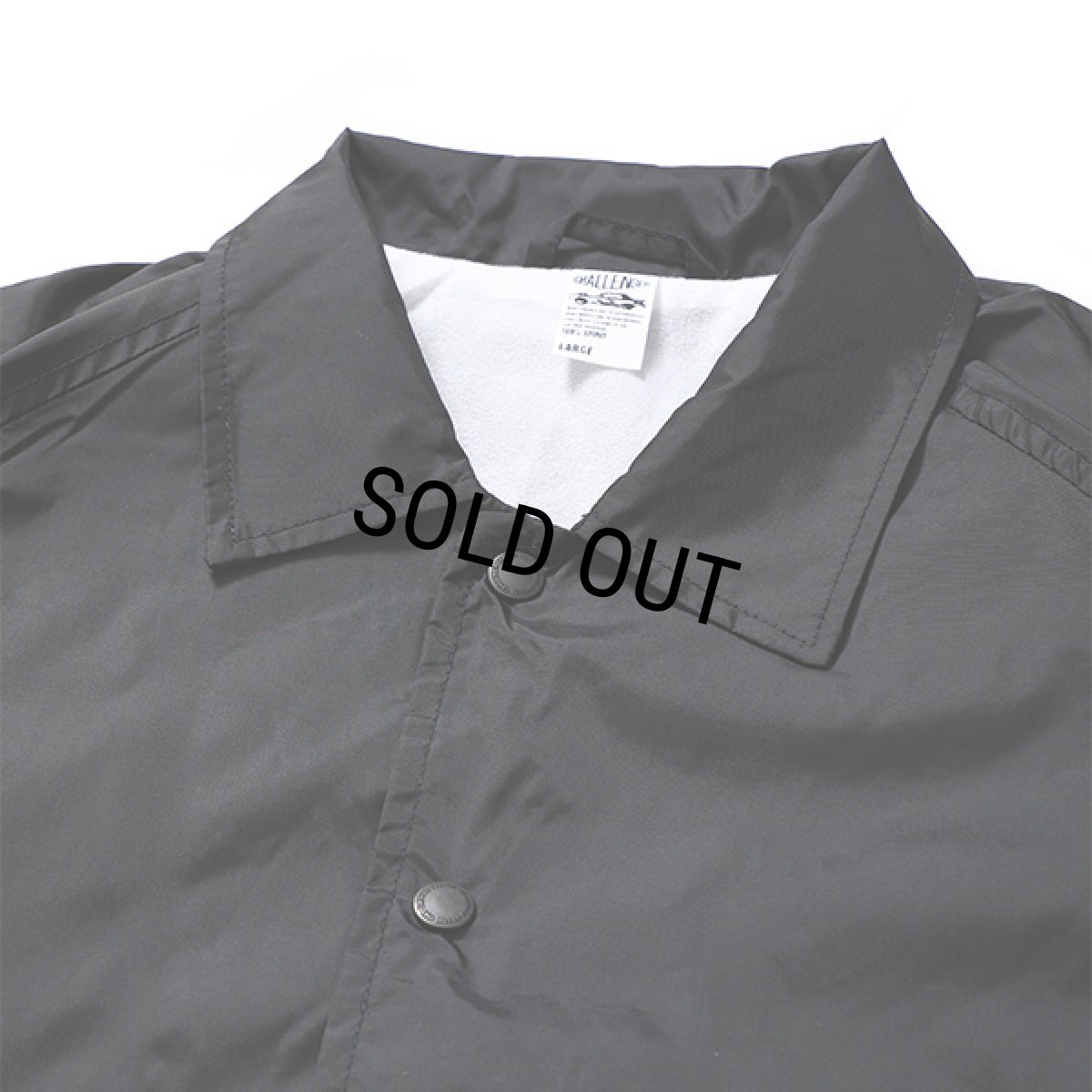 画像4: CHALLENGER/CTA COACH JACKET（BLACK）［CTAコーチJKT-24春夏］ (4)