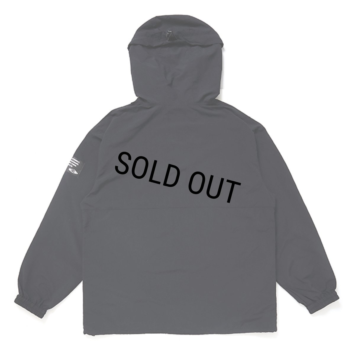 画像2: CHALLENGER/PACKABLE NYLON ANORAK（BLACK）［パッカブルナイロンアノラック-24春夏］ (2)