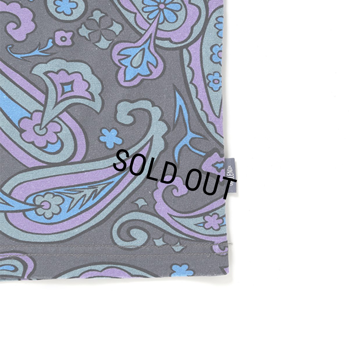 画像5: CHALLENGER/S/S PAISLEY TEE（CHARCOAL/PURPLE）［ペイズリーT-24春夏］ (5)