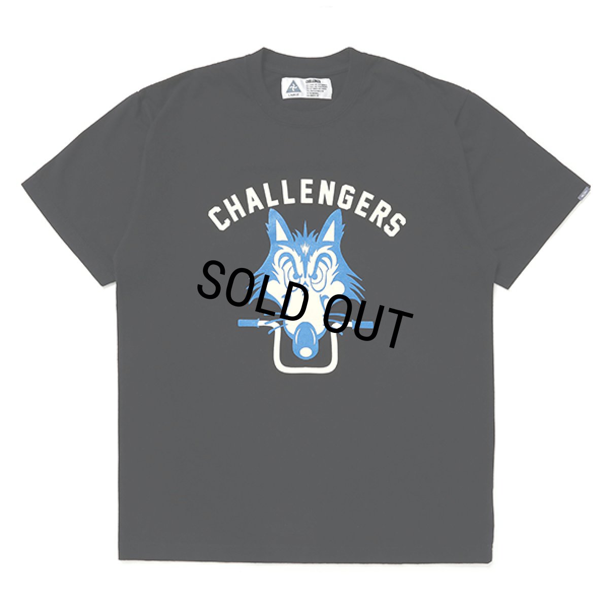 画像1: CHALLENGER/WOLF MC TEE（BLACK）［プリントT-24春夏］ (1)