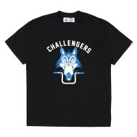 CHALLENGER/WOLF MC TEE（BLACK）［プリントT-24春夏］