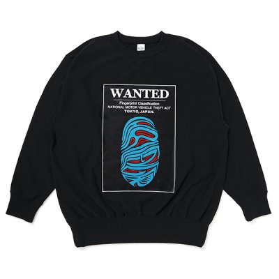 画像1: CHALLENGER/CTA C/N SWEAT（BLACK）［クルーネックスウェット-24春夏］