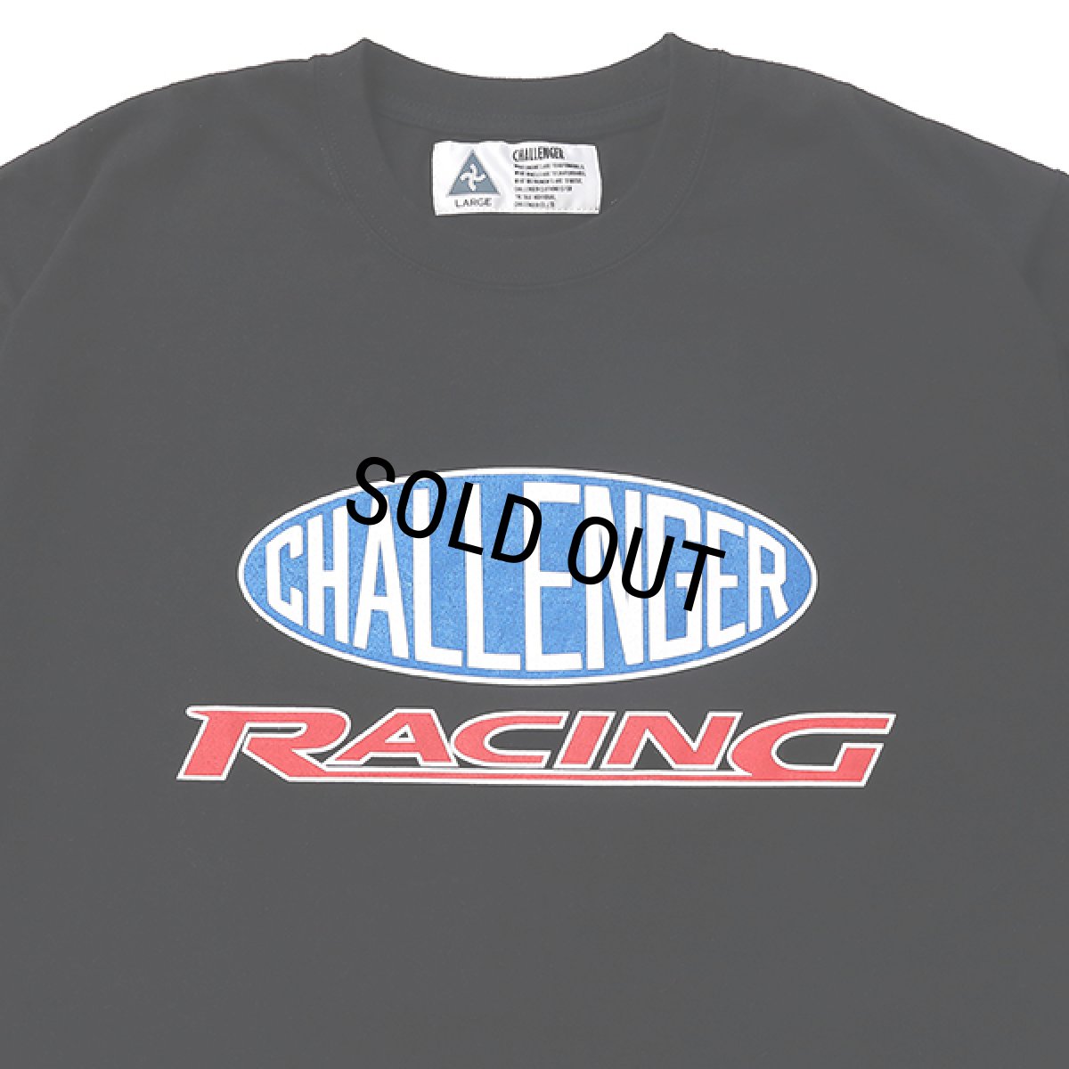画像3: CHALLENGER/RACING TEE（BLACK）［プリントT-24春夏］ (3)