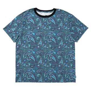 CHALLENGER/S/S PAISLEY TEE（BLUE GRAY/PURPLE）［ペイズリーT