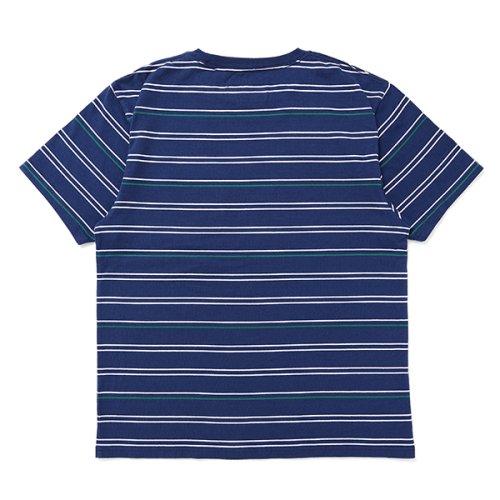 他の写真2: CHALLENGER/S/S STRIPE BORDER PKT TEE（NAVY）［ストライプボーダーポケT-24春夏］