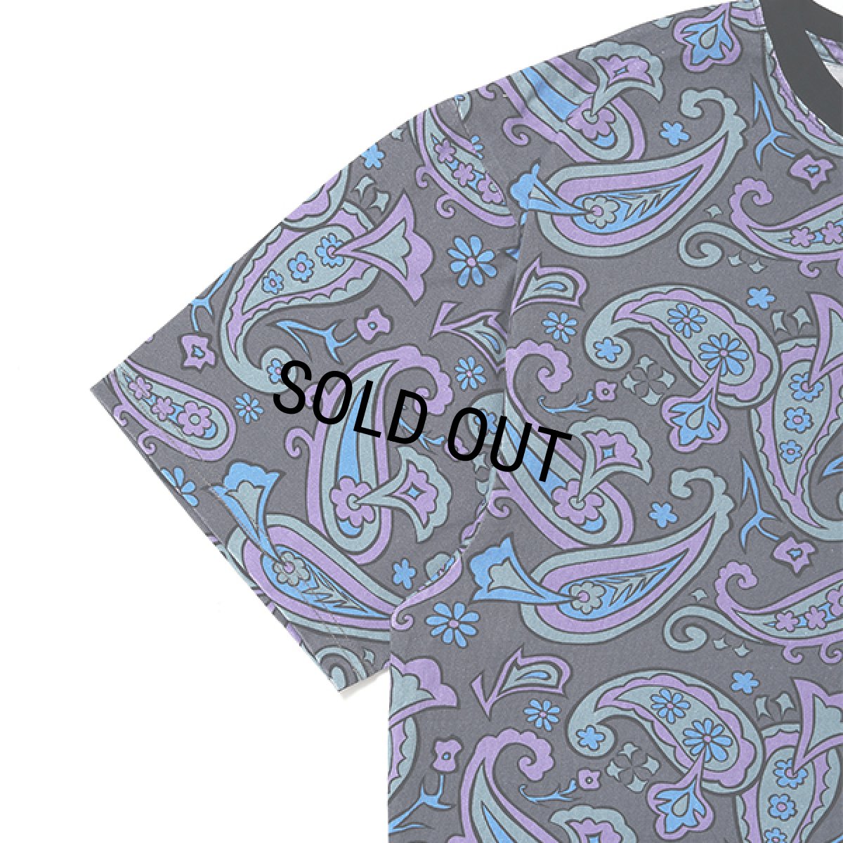 画像4: CHALLENGER/S/S PAISLEY TEE（CHARCOAL/PURPLE）［ペイズリーT-24春夏］ (4)