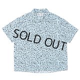 CHALLENGER/S/S CHIP PRINTED SHIRT（LT BLUE）［チッププリントシャツ-24春夏］