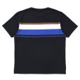 画像2: CHALLENGER/S/S MULTI BORDER TEE（BLACK）［マルチボーダーT-24春夏］ (2)