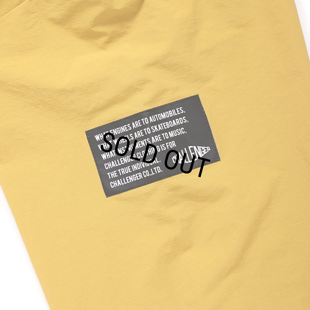 画像9: CHALLENGER/PACKABLE NYLON ANORAK（MUSTERD/D GREEN）［パッカブルナイロンアノラック-24春夏］ (9)