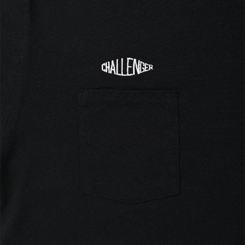 他の写真3: CHALLENGER/LOGO PKT TEE（BLACK）［刺繍ポケT-24春夏］