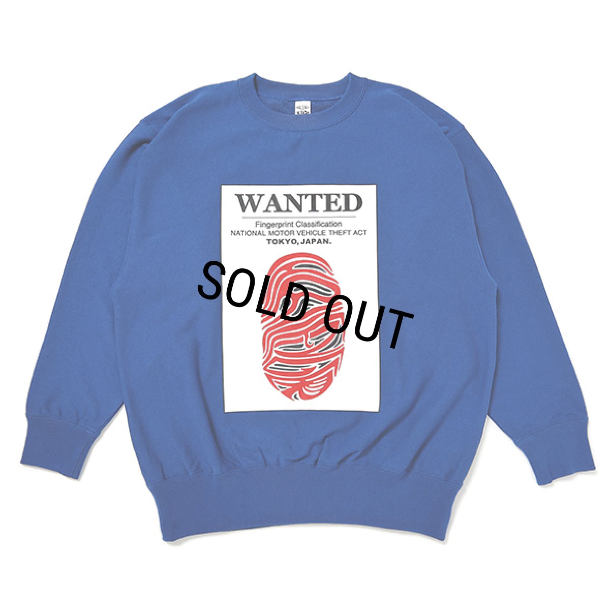 画像1: CHALLENGER/CTA C/N SWEAT（BLUE）［クルーネックスウェット-24春夏］ (1)