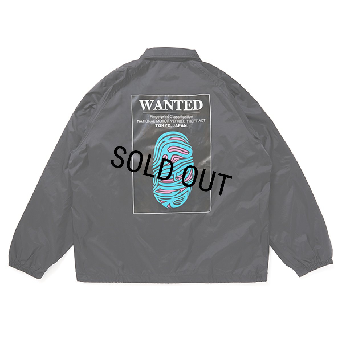 画像1: CHALLENGER/CTA COACH JACKET（BLACK）［CTAコーチJKT-24春夏］ (1)