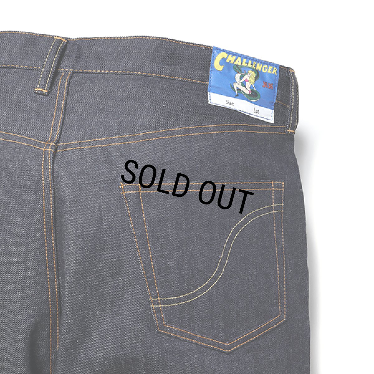 画像7: CHALLENGER/WIDE DENIM PANTS（INDIGO）［ワイドデニムパンツ-24春夏］ (7)