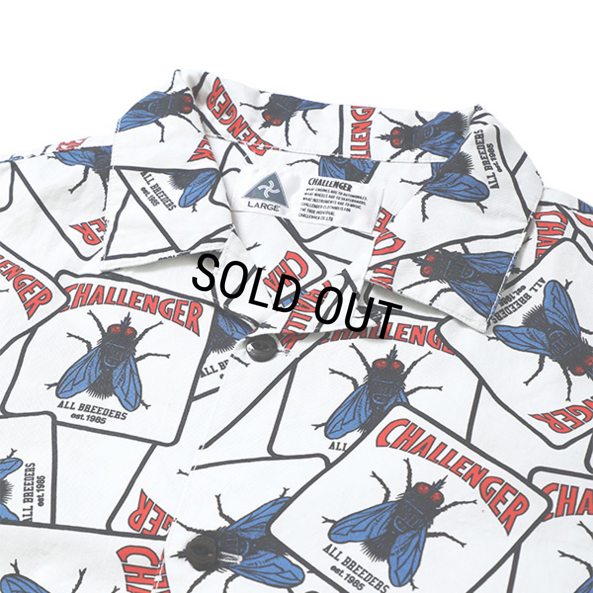 画像3: CHALLENGER/S/S FLY SHIRT（WHITE）［フライシャツ-24春夏］ (3)