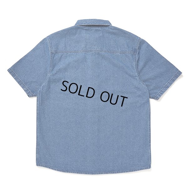 画像2: CHALLENGER/S/S DENIM SHIRT（WASHED INDIGO）［デニムシャツ-24春夏］