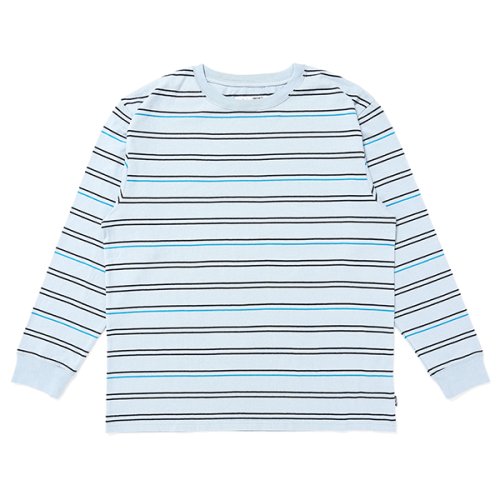 他の写真1: CHALLENGER/L/S STRIPE BORDER TEE（LT BLUE）［ストライプボーダー長袖T-24春夏］