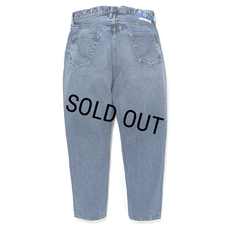 CHALLENGER/WIDE WASHED DENIM PANTS（WASHED INDIGO）［ワイド