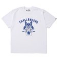 画像1: CHALLENGER/WOLF MC TEE（WHITE）［プリントT-24春夏］ (1)