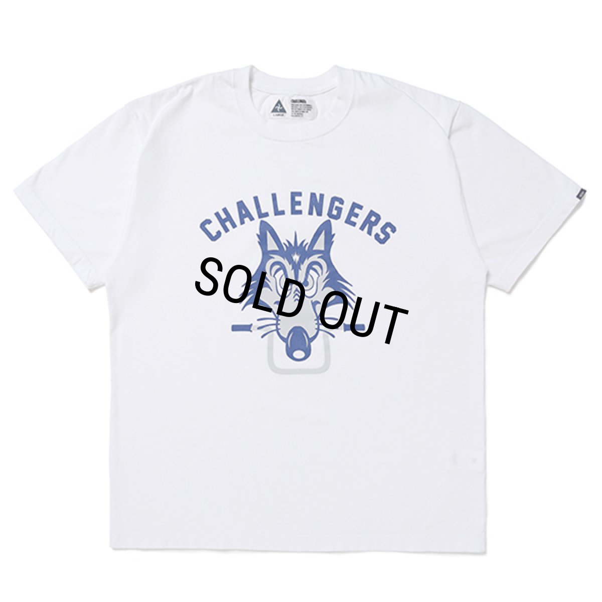画像1: CHALLENGER/WOLF MC TEE（WHITE）［プリントT-24春夏］ (1)