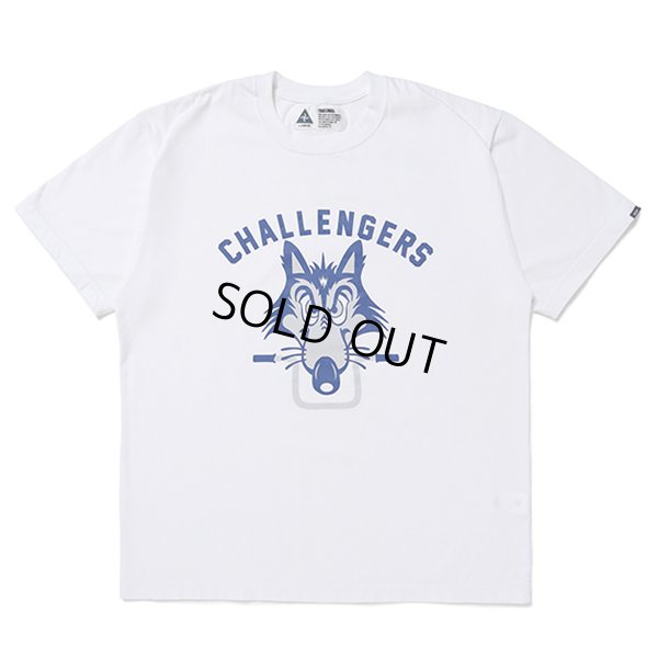 画像1: CHALLENGER/WOLF MC TEE（WHITE）［プリントT-24春夏］