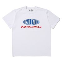 CHALLENGER/RACING TEE（WHITE）［プリントT-24春夏］