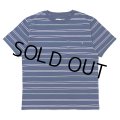 CHALLENGER/S/S STRIPE BORDER PKT TEE（NAVY）［ストライプボーダーポケT-24春夏］