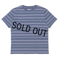 CHALLENGER/S/S STRIPE BORDER PKT TEE（NAVY）［ストライプボーダーポケT-24春夏］