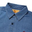 画像3: CHALLENGER/S/S DENIM SHIRT（WASHED INDIGO）［デニムシャツ-24春夏］