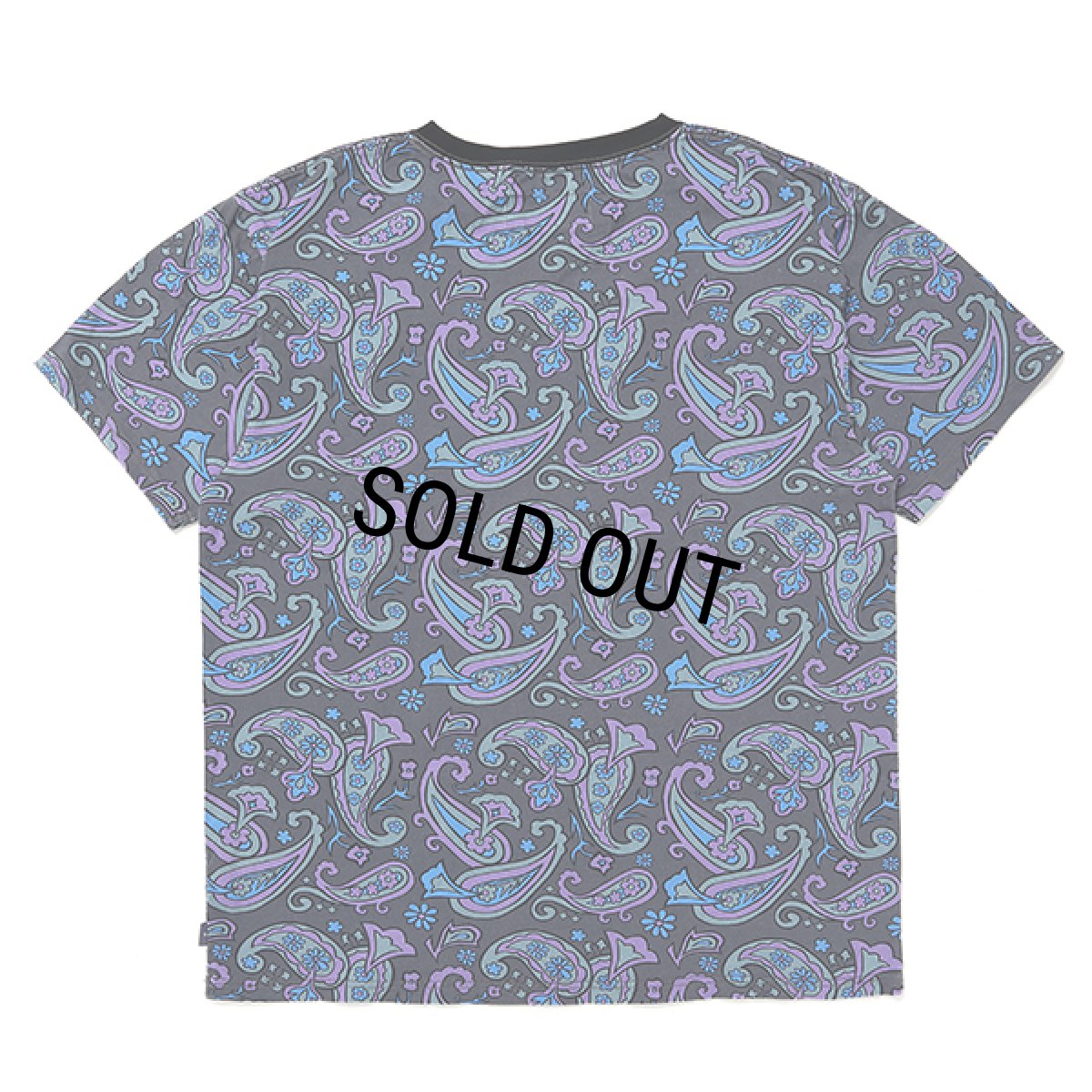 画像2: CHALLENGER/S/S PAISLEY TEE（CHARCOAL/PURPLE）［ペイズリーT-24春夏］ (2)