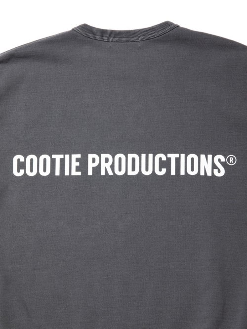 他の写真3: COOTIE PRODUCTIONS/Pigment Dyed Open End Yarn Sweat Crew（Black）［ピグメントダイスウェットクルー-23秋冬］