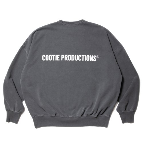 他の写真2: COOTIE PRODUCTIONS/Pigment Dyed Open End Yarn Sweat Crew（Black）［ピグメントダイスウェットクルー-23秋冬］