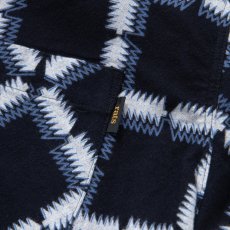 画像5: 【30%OFF】RATS/NATIVE PRINT FLANNEL SHIRT（BLUE）［ネイティブプリントフランネルシャツ-23秋冬］ (5)