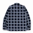画像2: 【30%OFF】RATS/NATIVE PRINT FLANNEL SHIRT（BLUE）［ネイティブプリントフランネルシャツ-23秋冬］ (2)