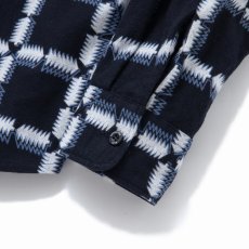 画像6: 【30%OFF】RATS/NATIVE PRINT FLANNEL SHIRT（BLUE）［ネイティブプリントフランネルシャツ-23秋冬］ (6)