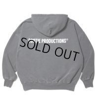 COOTIE PRODUCTIONS/Pigment Dyed Open End Yarn Sweat Hoodie（Black）［ピグメントダイスウェットフーディー-23秋冬］